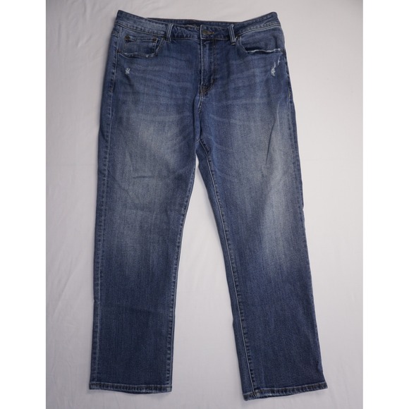 Aeropostale Other - Aeropostale 36/30 Athletic Straight Blue Denim Jeans Coolmax Stretch